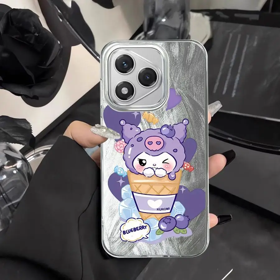 حافظة لهاتف Honor 200 Pro X9a X9b X8c X8a 200 400 Lite X8b X7b X9c غطاء ناعم كارتوني ميلودي سانريو