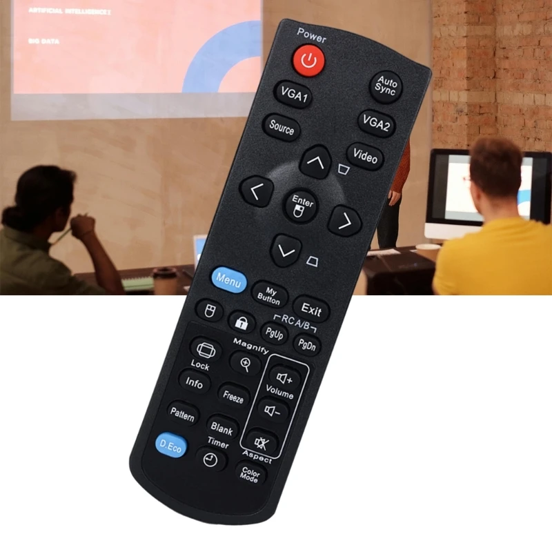 استبدال INFRARE التحكم عن بُعد مناسب لـ PJD5533W PJD6223 PJD6253 PJD7820HD PJD7822HDL VS14295 Projector Models
