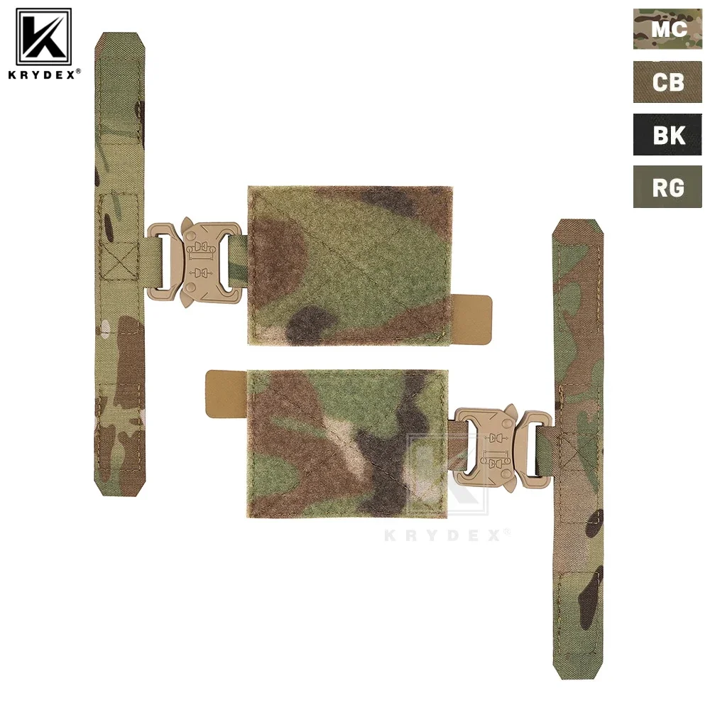 

KRYDEX Tactical Quick Release Metal Buckle Cummerbund Adapter Kit for FCPC V5 AVS Hunting Plate Carrier Molle Cummerbund