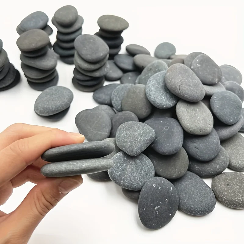 Smooth Natural River Stone, Suitable For Art Decoration, Aquariums And Rock Paintings, Aquarium Decoration FX5917