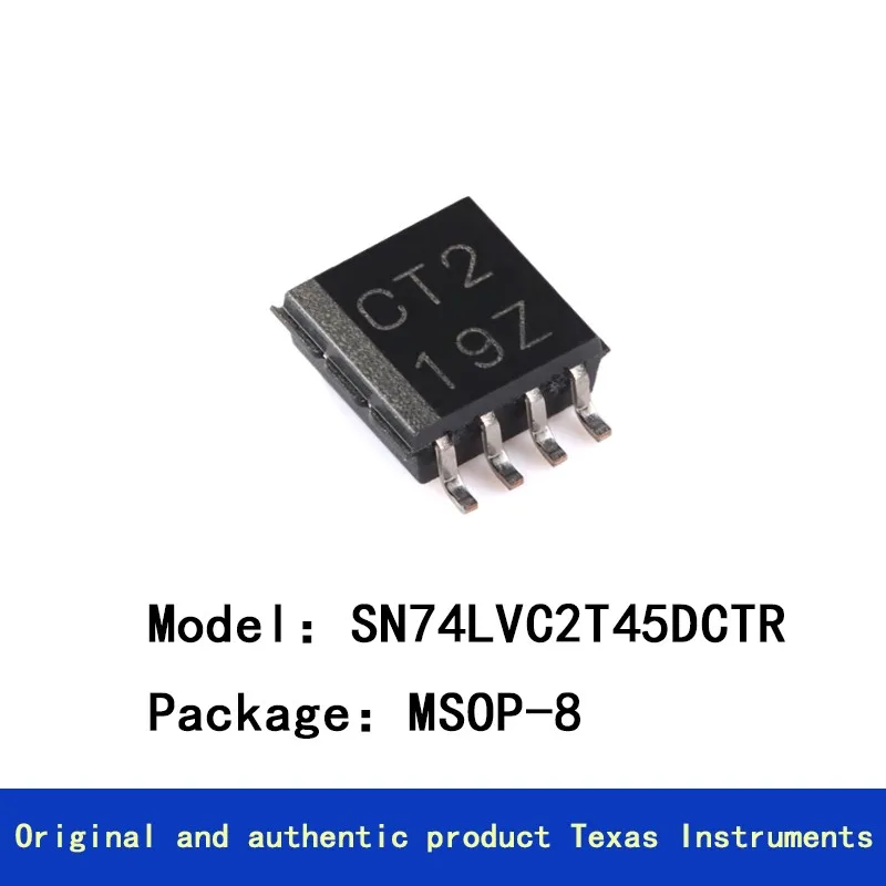 Оригинальный-и-подлинный-чип-приемопередатчика-шины-двухбитной-шины-питания-sn74lvc2t45dctr-в-корпусе-msop-8