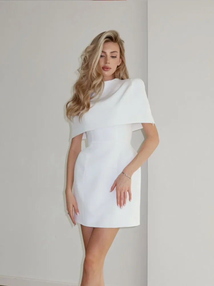 セクシーなショールドレス女性ファッションソリッドスクエアカラーウエストシンチングスリムフィットサスペンダードレスレディカジュアル通勤 Vestidos