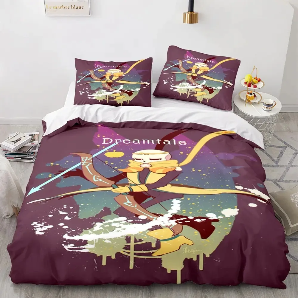 Game Undertale Frisk Sans Bedding Set Boys Girls Twin Queen Size Duvet Cover Pillowcase Bed Kids Adult Home Textileextile