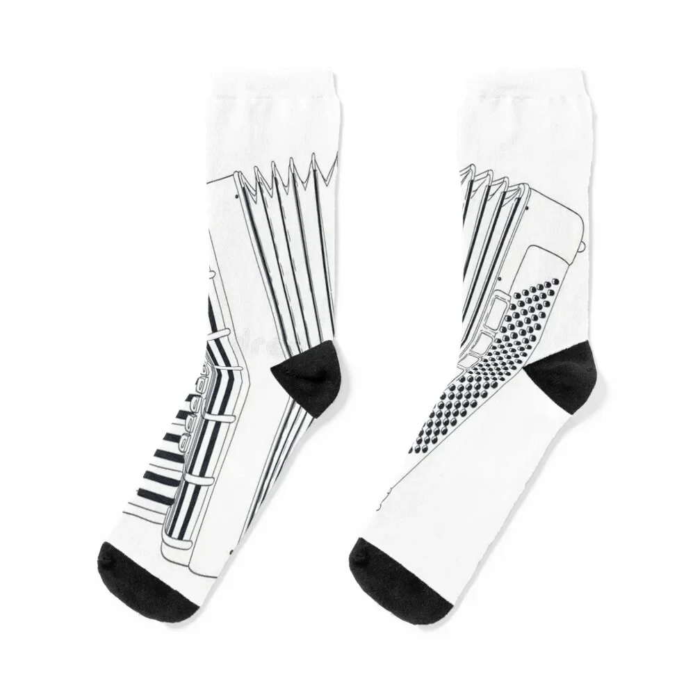 

Accordion Socks with print luxe funny gifts Socks For Man Women's