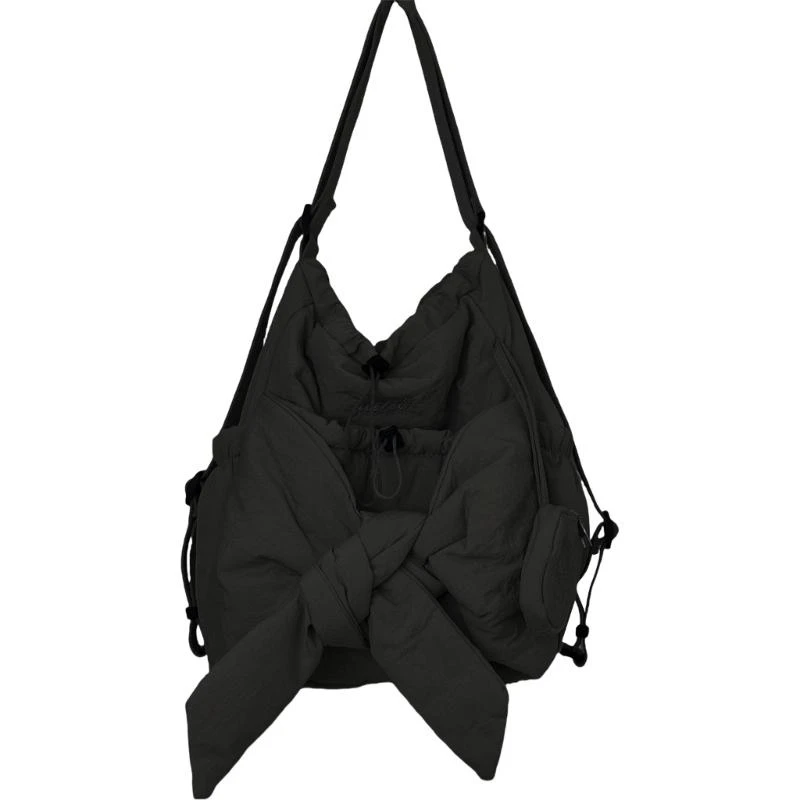 

Trendy Bows Large Capacity Women's Backpack for School Work Travel Shoulder Bag