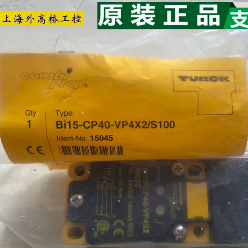 

Hot Sale New BI15-CP40-VP4X2/S100 Industrial Automation Proximity Switch Sensor