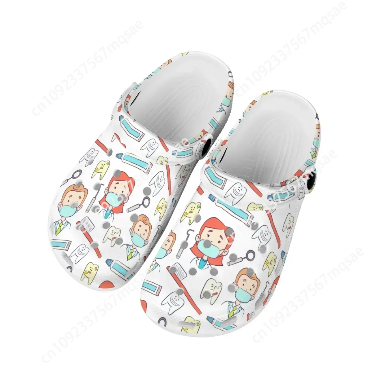 Dentist Dental Clogs For Women Mens Summer Lightweight Hole Shoes Comfort Shockproof Cushion Custom Slippers Girls Nurse Sandals