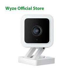 Wyze-Caméra vidéo intérieure/extérieure HD 1080p v3, avec vision nocturne, sans fil, avec Alexa et Google Assistant