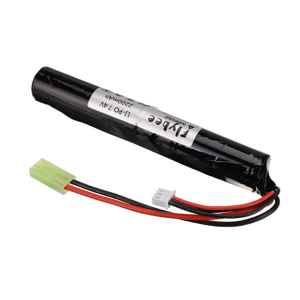 2S 18650 Lipo Power Battery for Airsoft gun SM/Tamiya plug 7.4V 2200MAH 40C AKKU Mini Airsoft toys Gun Battery model parts