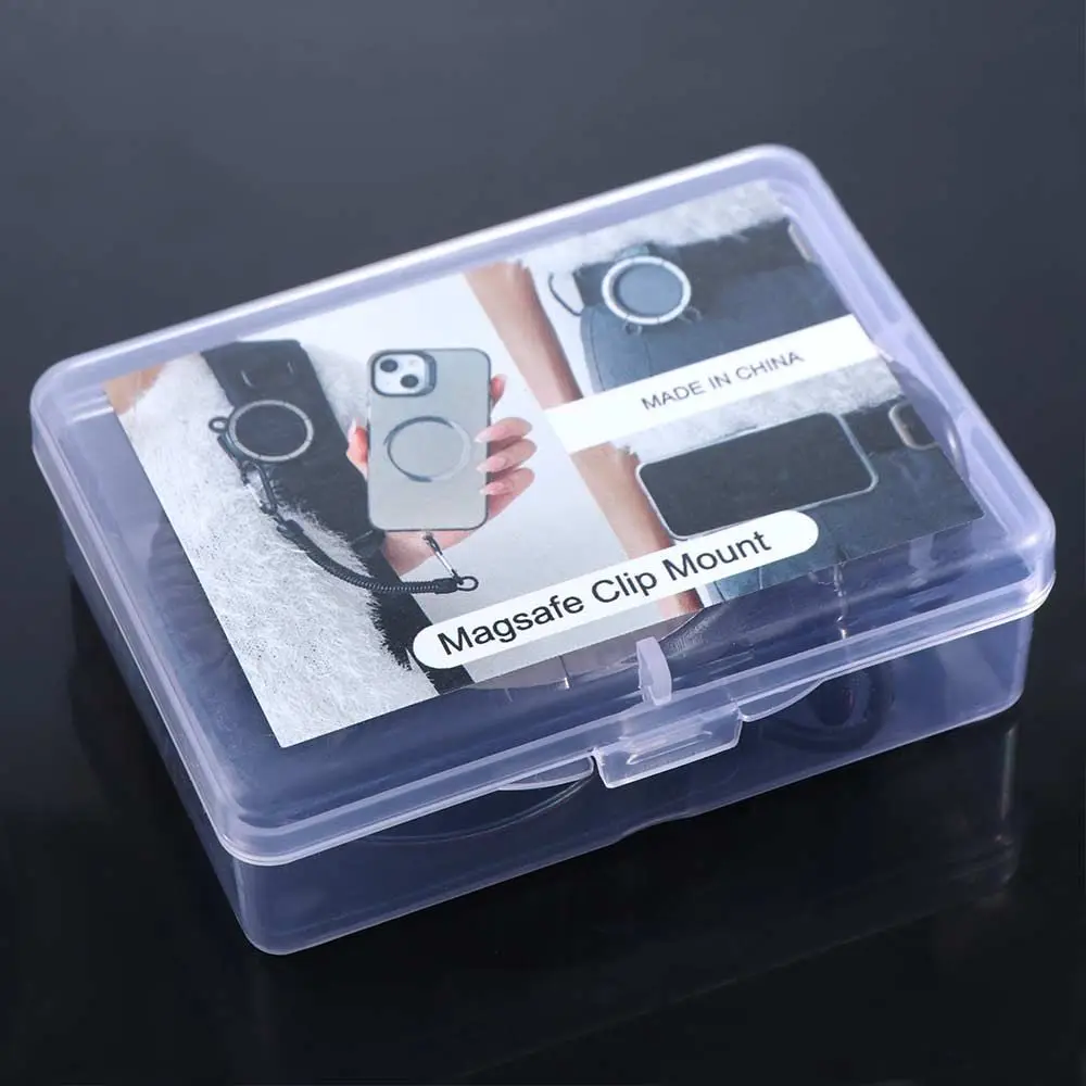 Free Hands Magnetic Phone Holder Spring Rope Metal Hook Phone Belt Clip Holder Quick Release Detachable Phone Backpack Clip