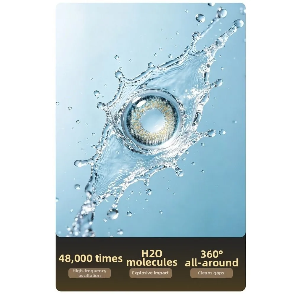 Electric Ultrasonic Contact Lens Cleaner Fully Automatic Portable Contact Lens Cleaning Machine Rechargeable Protein Removal