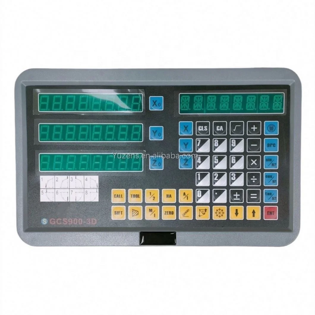 GCS900 High-precision Raster Ruler Digital Display Meter Displacement Sensor Electronic Ruler Display Screen GCS900-3D