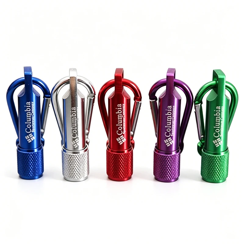 Portable Small LED Flashlight Keychain Mini Pocket Torch Light Key Ring Pendant for Home Outdoor Car Use