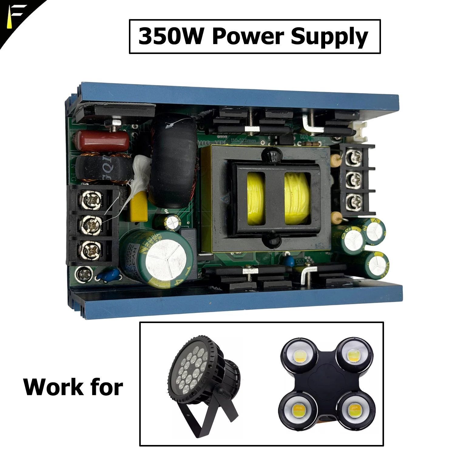 Small Size Power Source Suppy Fuente 350W 12V36V 42V48V 28V for Outdoor Wateproof LED Par Stage Blider Light Part