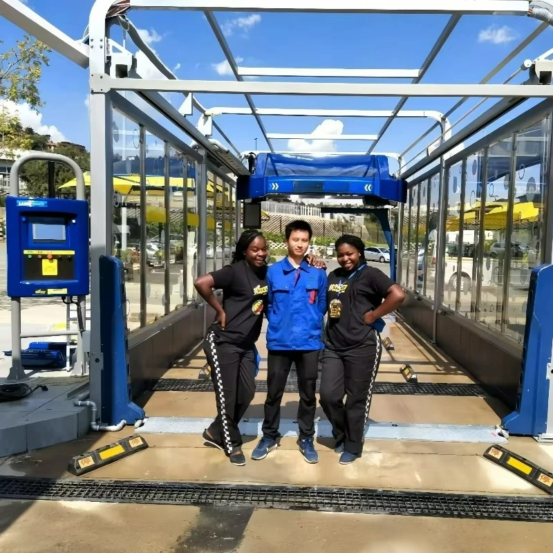 With Sewage Recovery Customized Language Voltage LOGO 100% Blow Dry Car 360 Wash Machine for Car Wash Shop