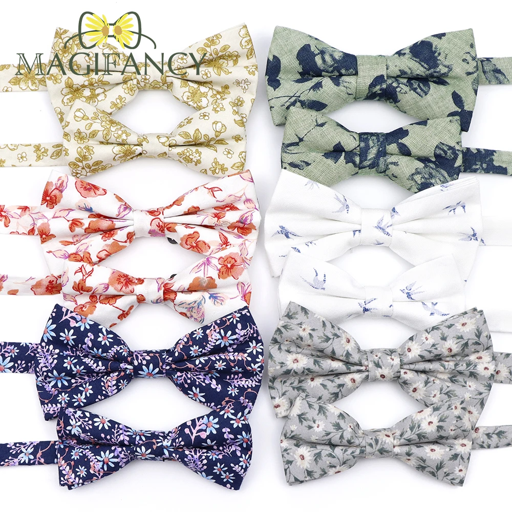 Fashion 23 Styles Floral Parent-Child Bowtie Sets 100% Cotton Men Kids Pet Butterfly Party Dinner Wedding Bow Tie Gift Accessory