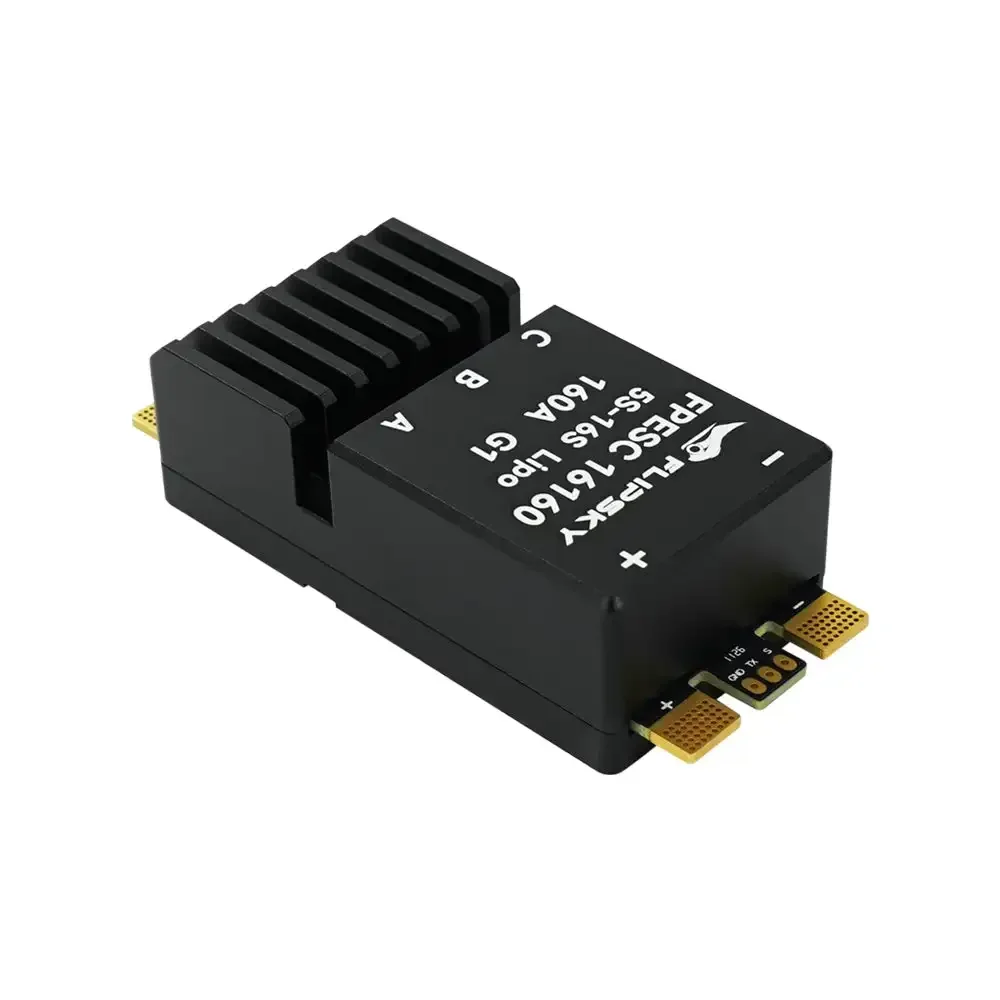 Flipsky FPESC 16160 G1 AM32 Electronic Speed Controller, 160A Continuous, Aluminum Heat Sink for Large Quad & RC Vehicles