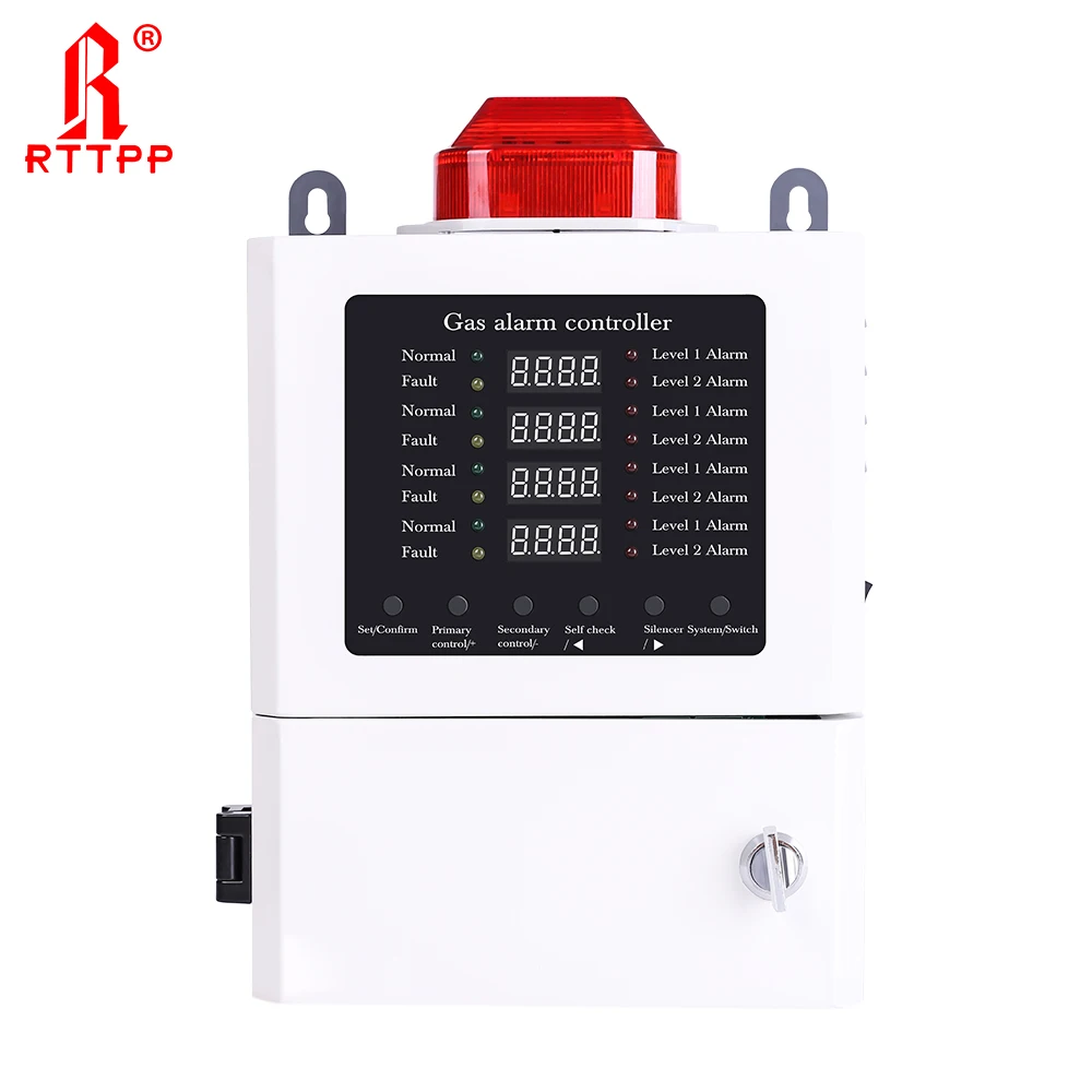 

4-20ma Rs485 CE Gas Controller 1-16 Channels Combustible and toxic Gas Detector Panel