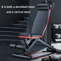 14-in-1 folding gym bench for full body workout 300kg abdominal bench for strength training in home gym quick fold adjustment