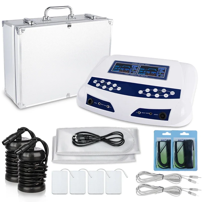 Dual Foot Detox Machine Ionic Cleanse Best Selling HK- 805D Detox Machine Two People Detox Foot SPA