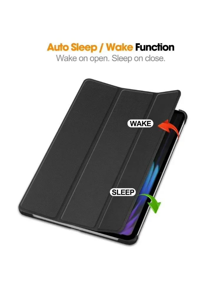 Para xiaomi pad 7 caso 11.2 polegada tri-dobrável flip stand caso funda para xiaomi pad 7 pro mi pad