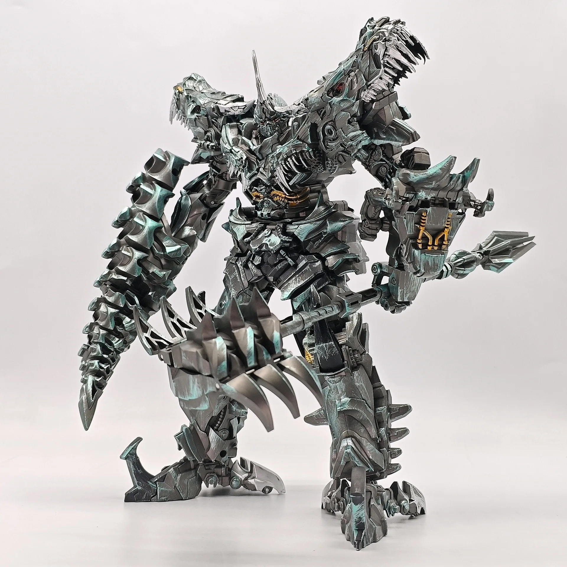Juguetes de transformación Grimlock BAIWEI Dinosaur Leader TW1034 OP Commander KO SS07 SS44 figura de acción Robot de deformación modelo de Anime