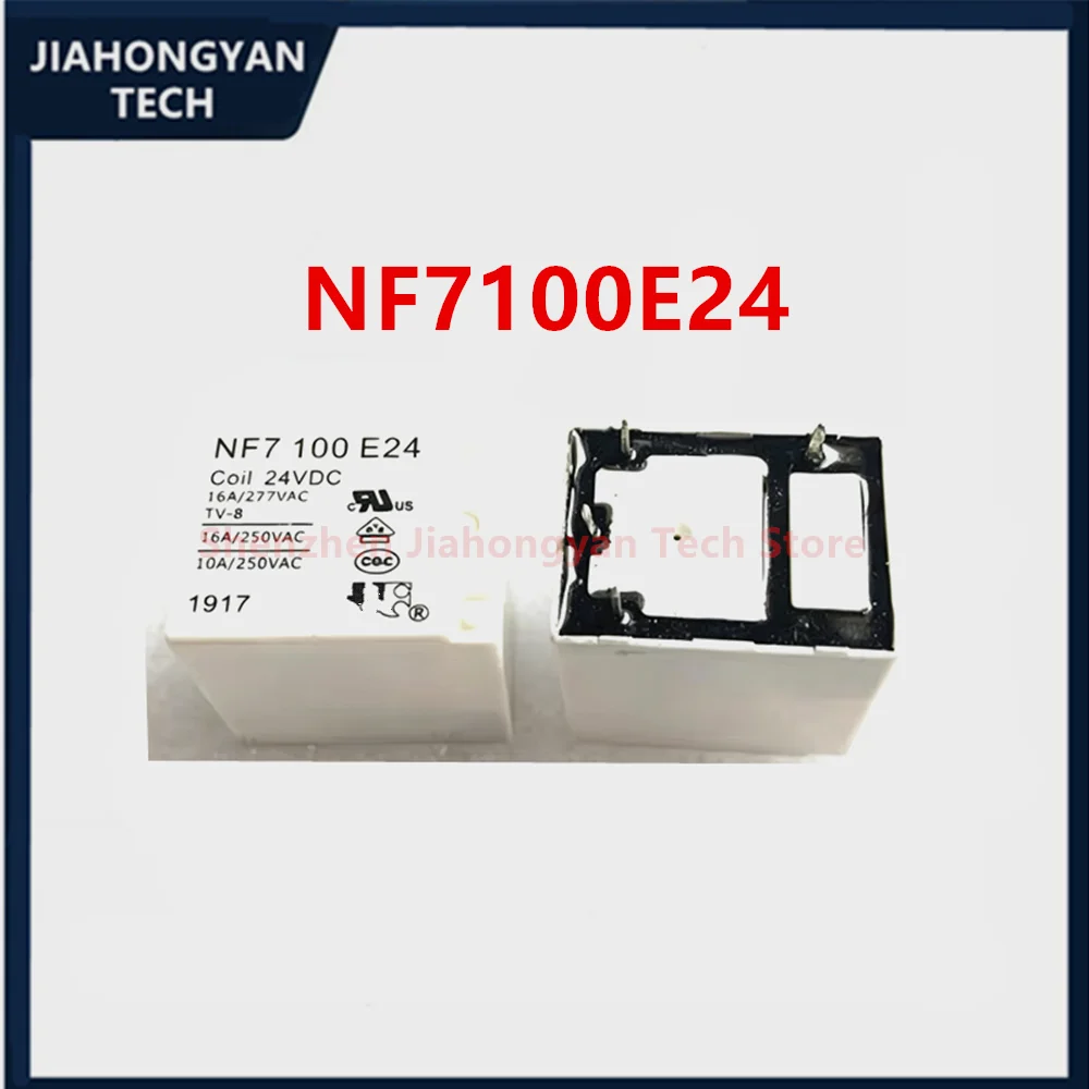JHY 5PCS 10PCS Relé Original NF7100E12 12VDC, NF7100E24 24VDC 16A 4PIN para relés Ford