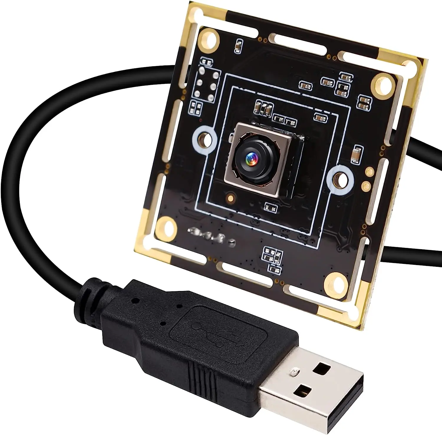 16MP AutoFocus USB Camera Module IMX298 AF Webcam With 68 Degree Mini Size Lens for Barcode QR Code Identification Scan