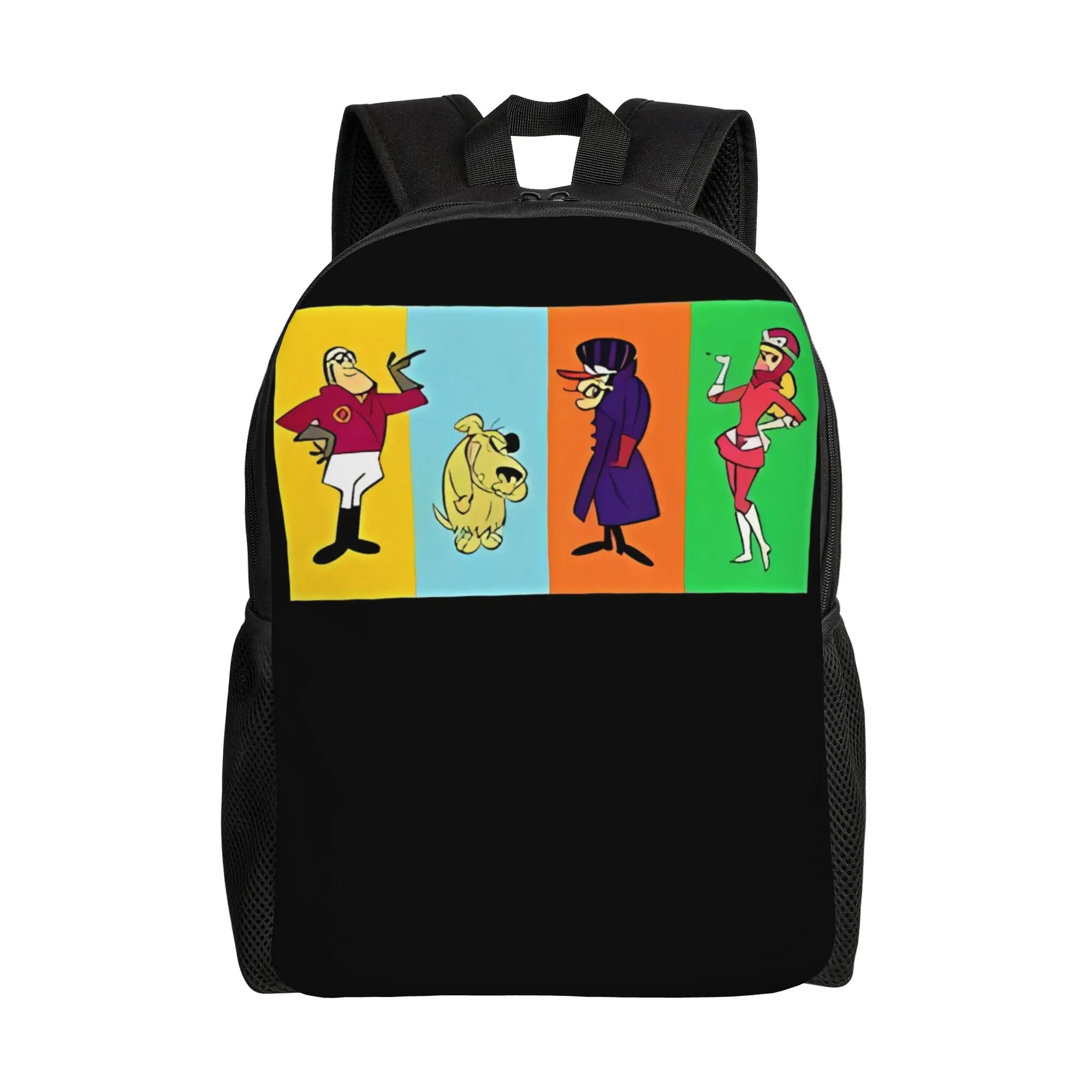 

Cartoon Movie3 Dastardly Muttley Backpack Students Daily Large Capacity Laptop Bag Back To School Season