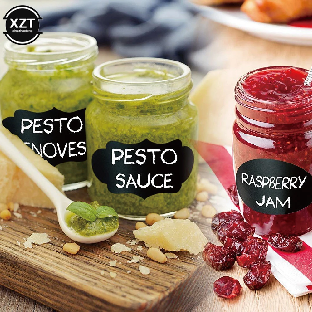 Tự Dính PVC Bảng Đen Miếng Dán Có Thể Được Xóa Bảng Đen Phấn Bảng Nhãn Thủ Công Hãng Bếp Từ Lưu Trữ Nhãn