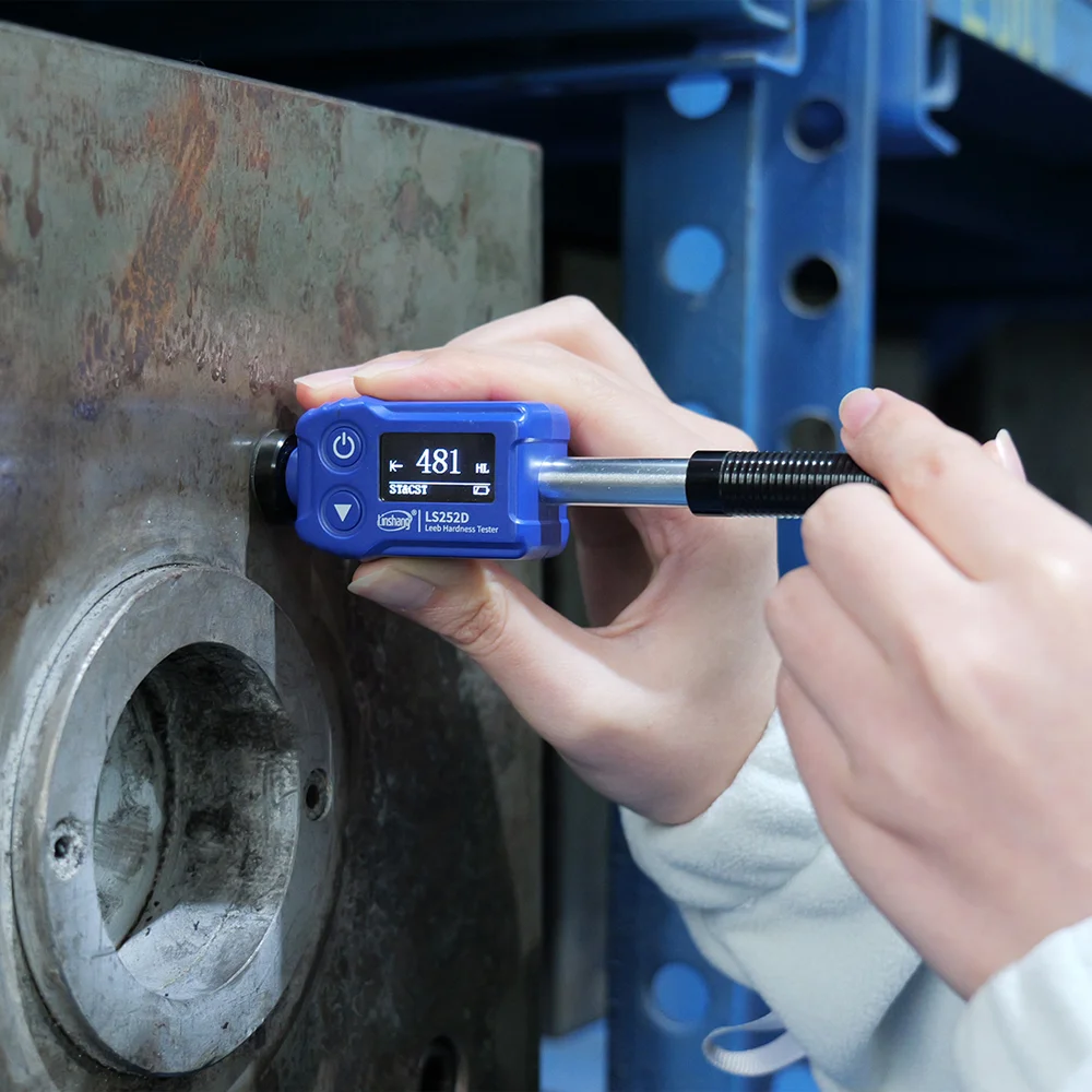 LS252D Leeb Portable Hardness Tester Pen Type D Impact Device Durometer Accuracy: ± 6HL