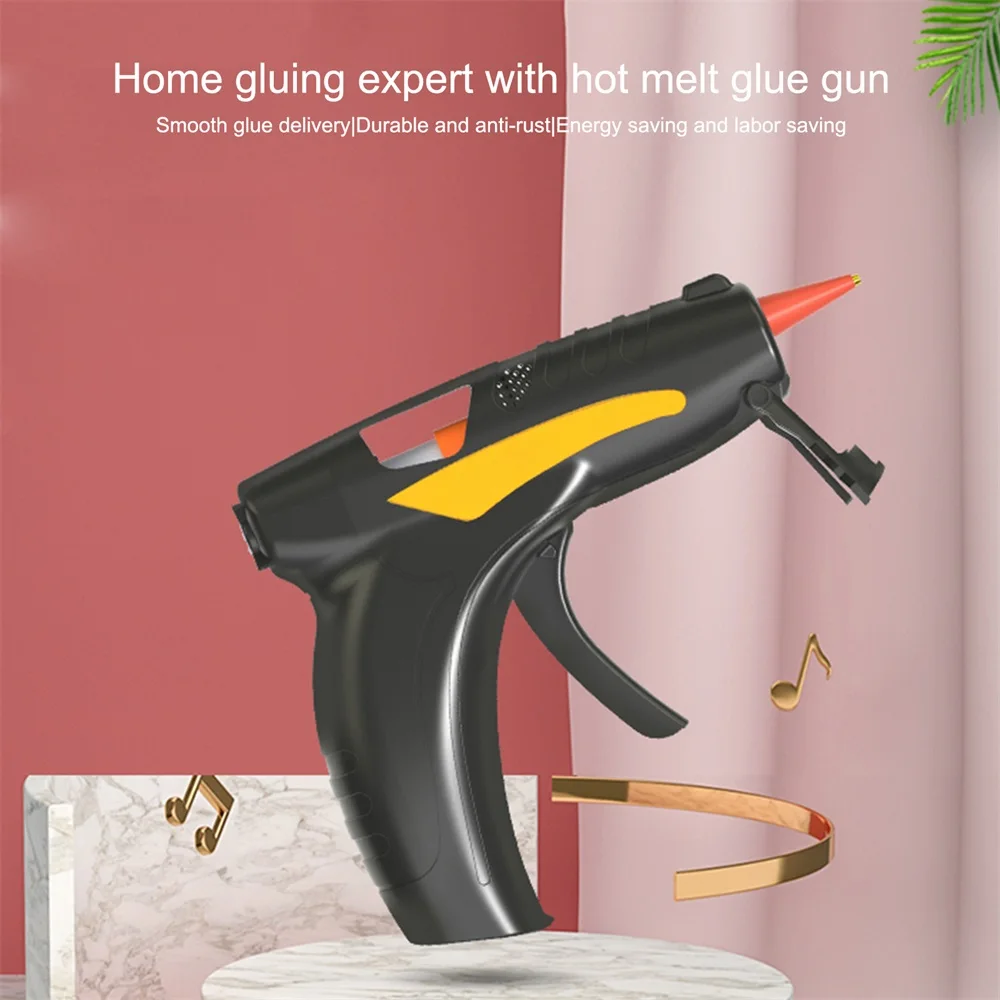 USB Charging Hot Melt Glue Gun for 7mm Glue Sticks Heat Temperature Thermo Electric Repair Tool Mini Indusrial Household Hot Gun