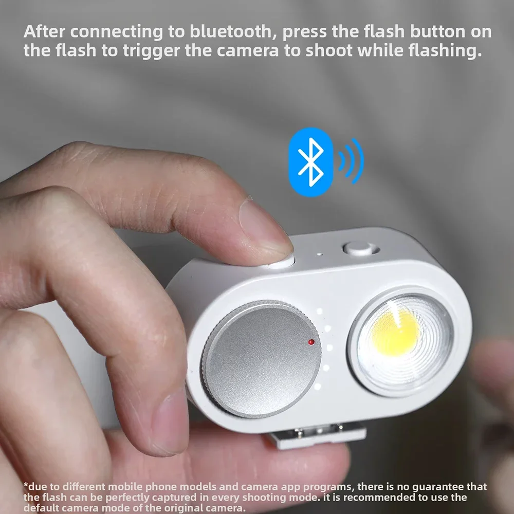 Fotogear Mini 15W Magnetic COB Flash Video Light Portrait Night Photography For Xiaomi iPhone Huawei Vivo Smartphone