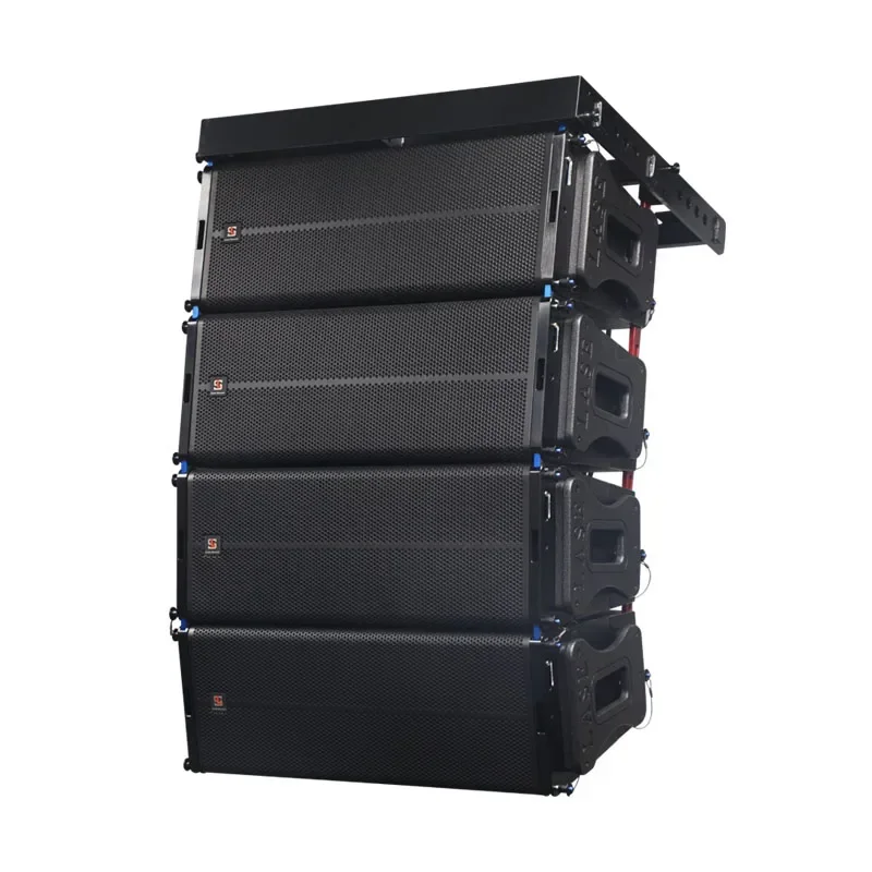 LASE Sound Professional 10-Inch Active Audio System Amplifier Line Array Powered PA Speaker For Outdoor Applications