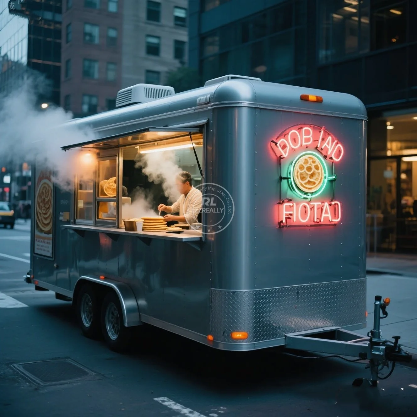 

Brand new BBQ Ice Cream Mobile Kitchen Food Truck Vending Food Trailer