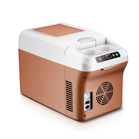 12L Dual-Use Mini Car Refrigerator with Digital Display 12V Car Home Cooling Heating Box Mini Refrigeration Freezer