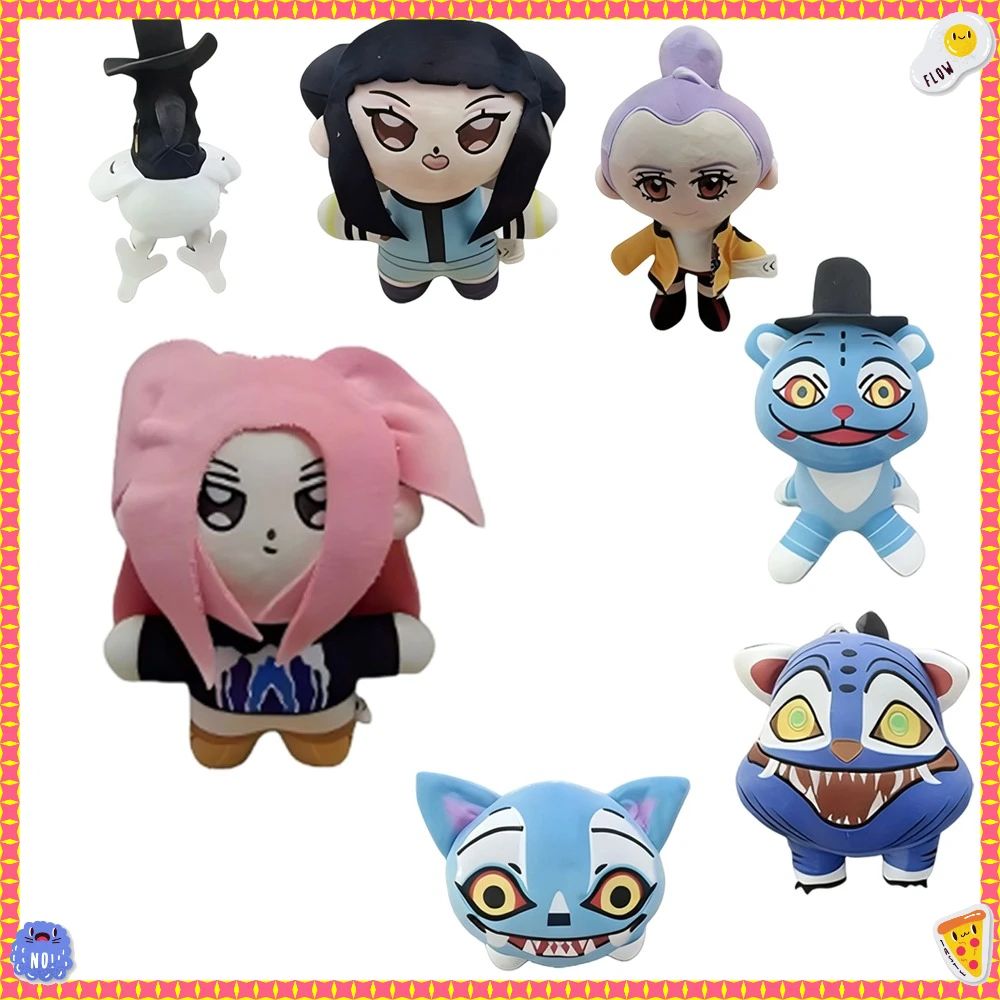 

Аниме Kpop Охотники на демонов Плюшевые куклы-Monster Hunt Girl Group Rumi Mira Zoey Игрушки для фанатов Подарок Вечеринка Декор стола