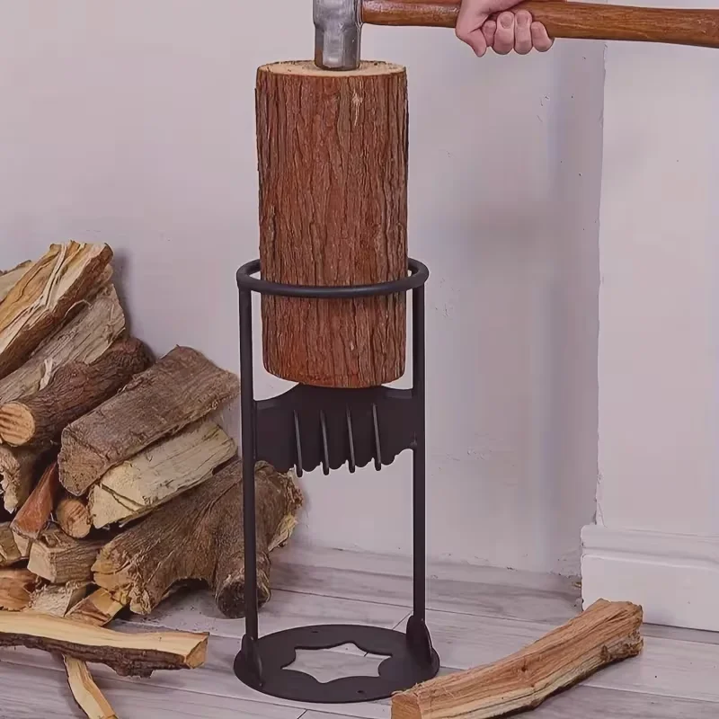 New Arrival Portable Firewood Splitter Iron Splitting Wedge Wood Cutter Labor Saving Log Splitting Tool for Home Use