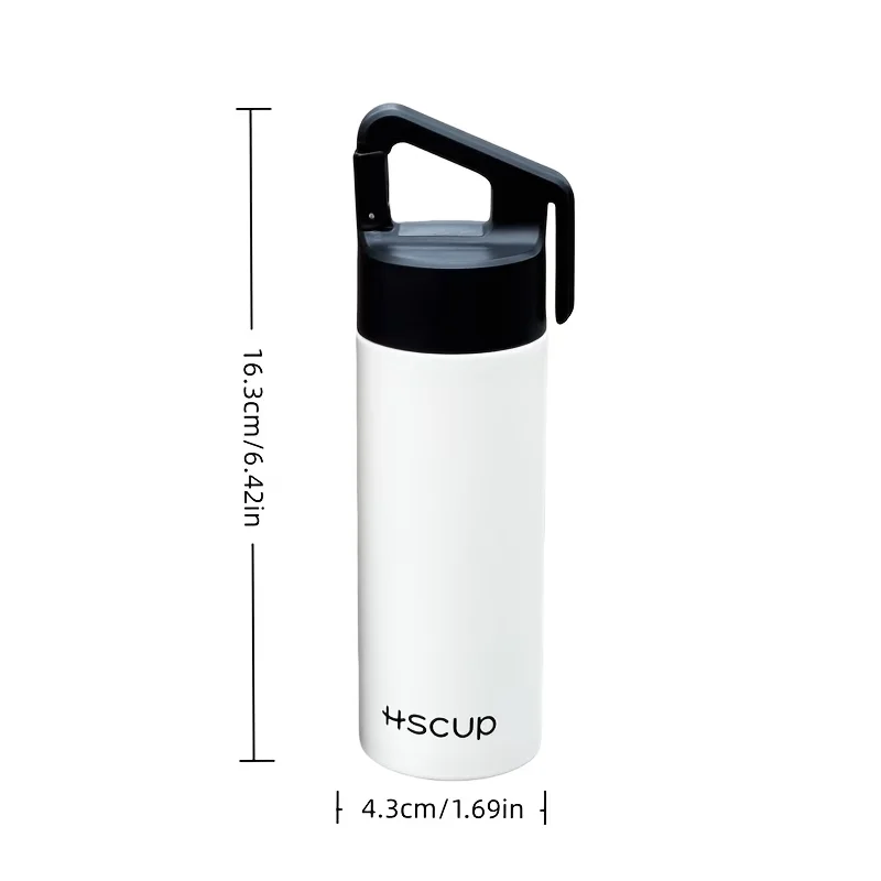 Mini Stainless Steel Insulated Bottle Cup, 120ML Compact Pocket Cup, Portable Insulated Hot & Cold Water Cup for Outdoor Use