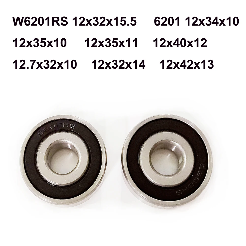 Non Standard Ball Bearing W6201RS 12*32*15.5 6201 12*34*10 123510 12*35*10 6202 12*35*11 12*32*14 12*40*12 12*42*13 12.7*32*10