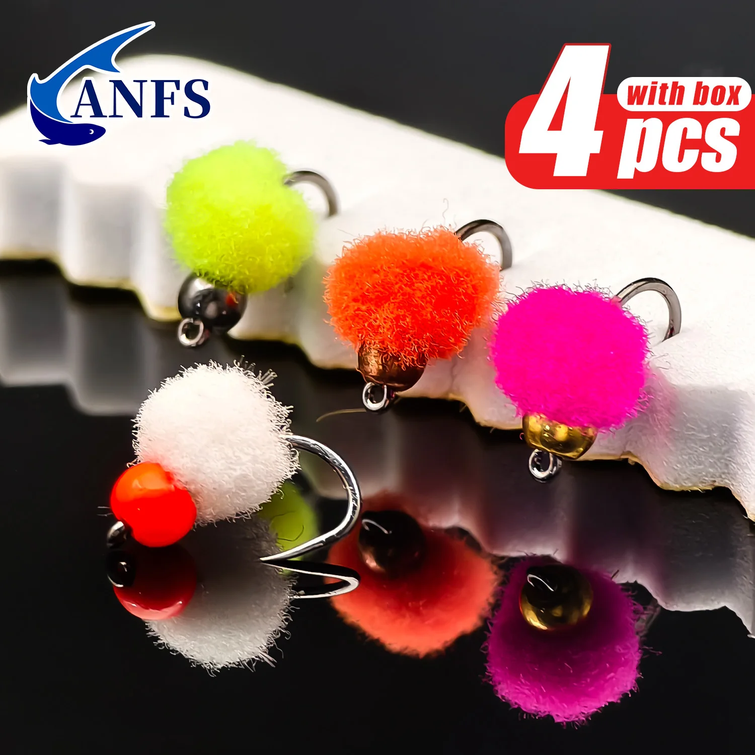 Anfs 4Pcs Bead Egg …