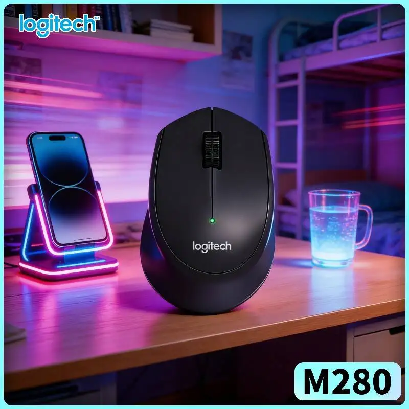 Logitech M280 Wireless Optical Mouse Dust Guard Inner Sensor 2.4GHz 1000 DPI Smooth Motion Control for Windows Mac PC