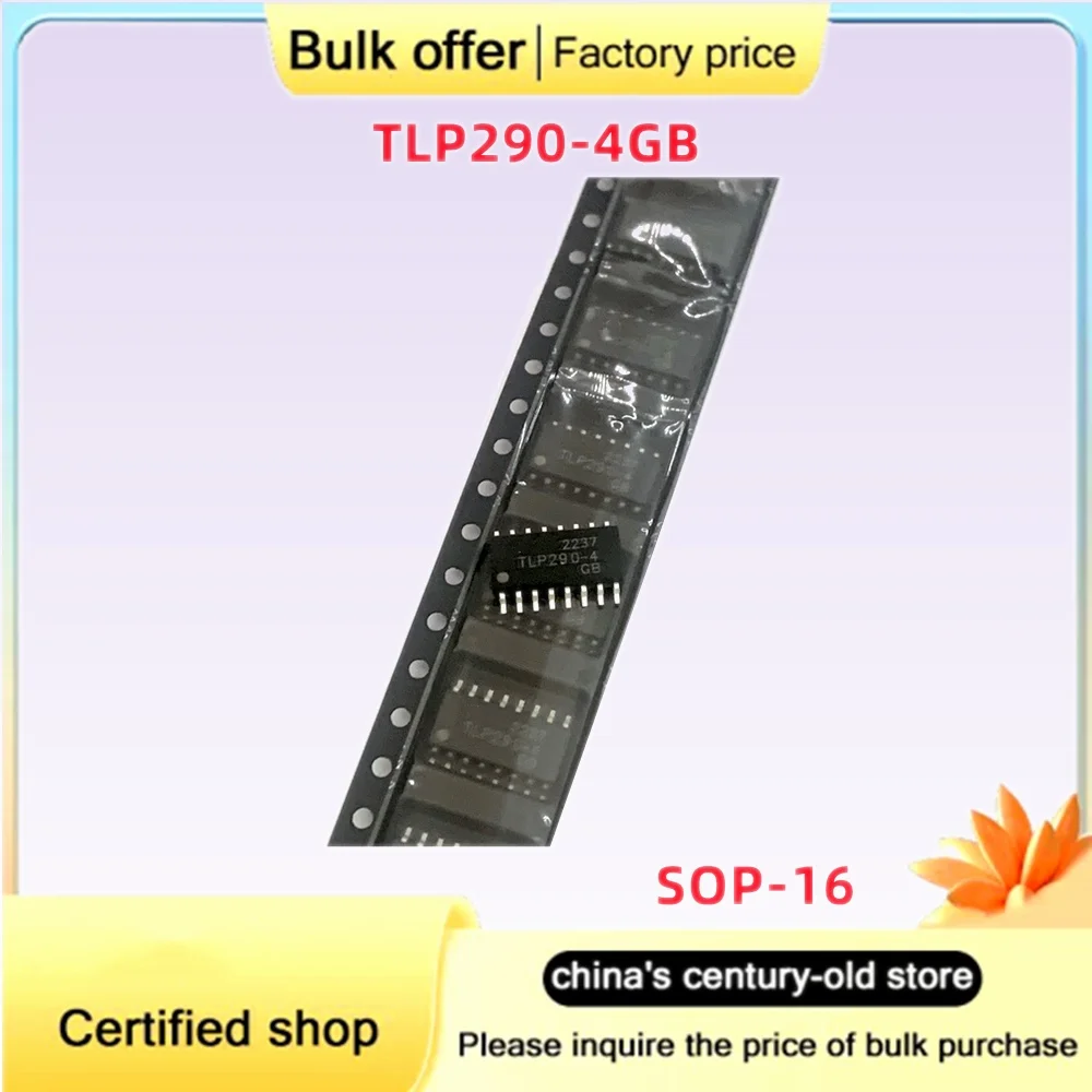 10PCS TLP290-4GB SOP16 Original Four-Channel Bidirectional Optocoupler IC
