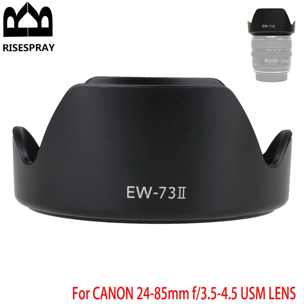 

Lens Hood Shade Replace EW-73II for Canon EF 24-85mm f/3.5-4.5 USM canon cameras black
