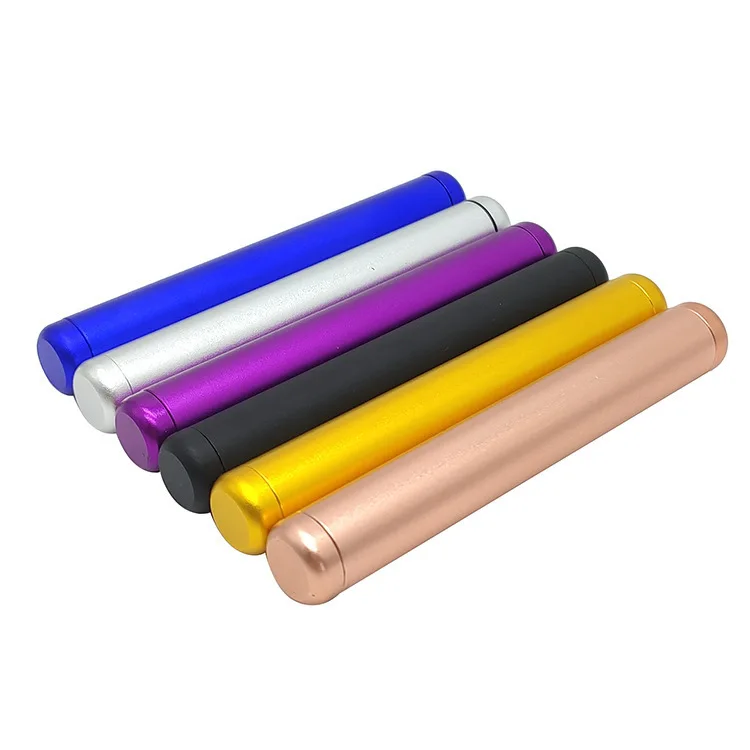 

2pcs Aluminum Alloy Storage Tank Hidden Money Safe Waterproof Travel Case For Cash Coins Portable Metal Tube Holder