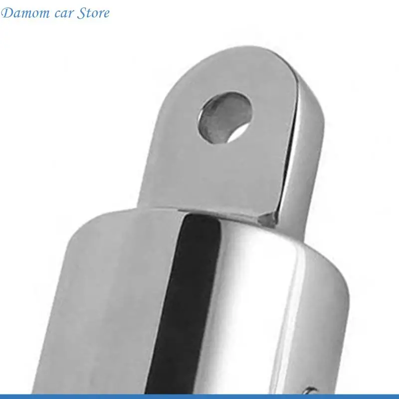 A2UC 22mm25mm Boat Bimini Top Fitting Deck Hinge Slide Cap Pipe Eye End Cap External Eye End Canopy Tube Boat Accessories