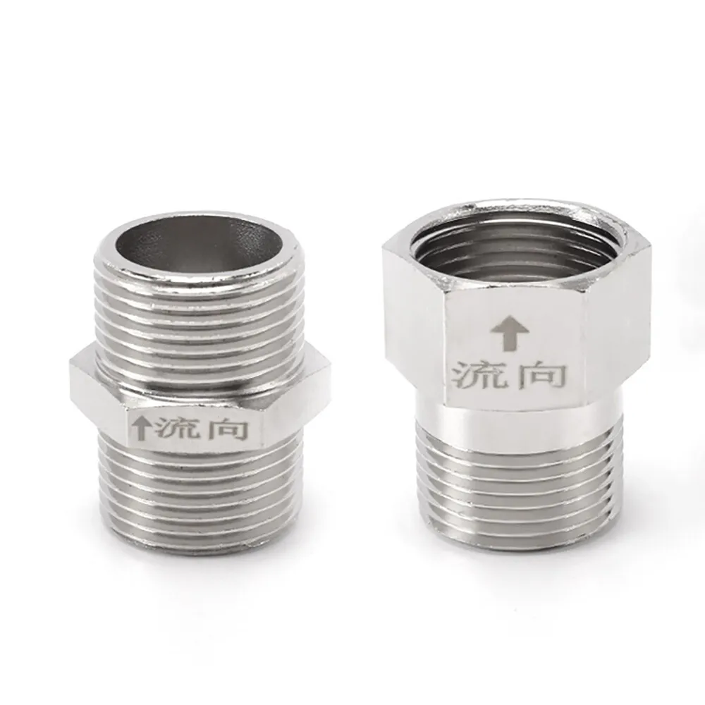 Male Female Thread Brass Check Valve 1/2" 3/4" 1 BSP One Way Non-return Valve For Water Tank Water Heater Toilet Water Pipe