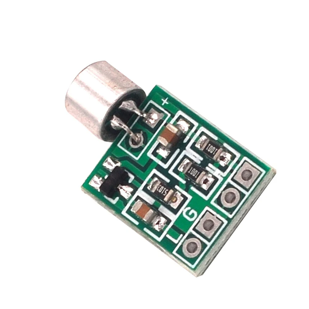 5Pcs Mini Microphone Audio Amplifier Module Speaker Circuit Board DC 2.5-9V 14x12mm Mic Accessories