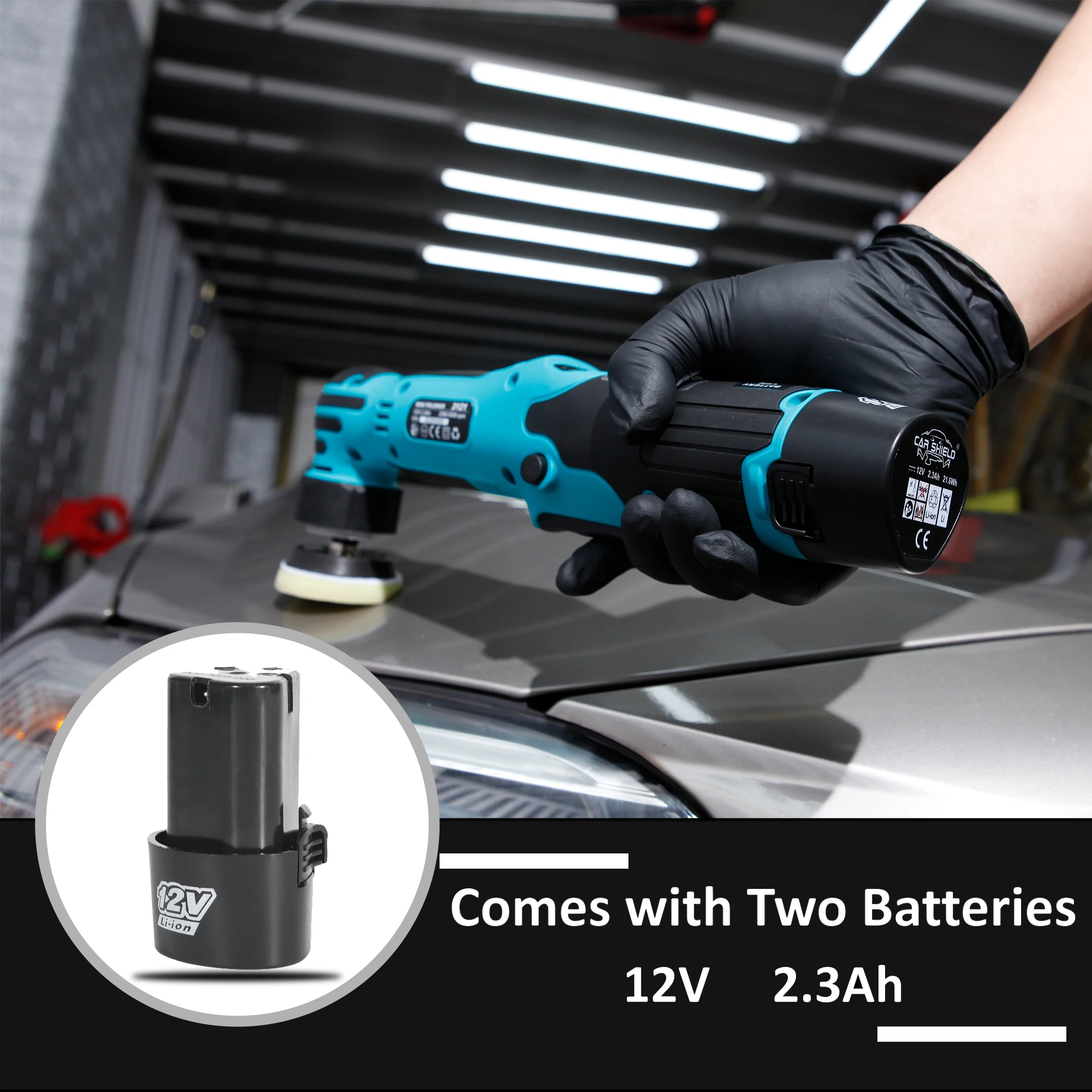 Car Shield New Arrival Nano Mini Polisher Wireless Cordless Rechargeable Polishing Machine For Detailing