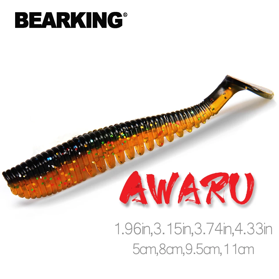 BEARKING 5cm 8cm 9.5cm 11cm Fishing Lures soft lure Artificial Bait Predator Tackle jerkbaits for pike and bass